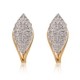 Designer Earrings with Certified Diamonds in 18k Yellow Gold - ER0511P